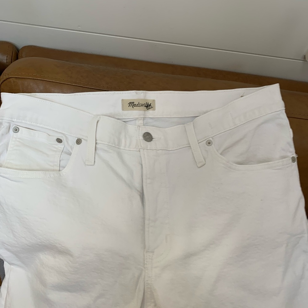 Madewell Cropped White Jeans Sz 14 — never worn
